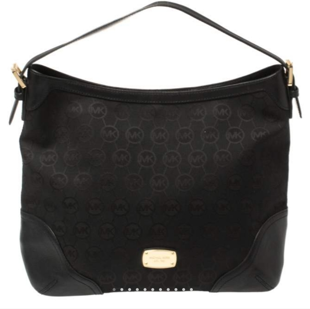 Michael Kors Millbrook Canvas/Leather Bag